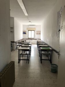 Classroom at the vocational school